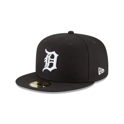 Detroit Tigers Gorra | New Era MLB Basic 59fifty Fitted Cap Mexico - Negros